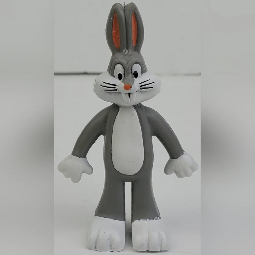 Looney Tunes Vintage Bugs Bunny Daffy Cake Toppers Plastic PVC Figures Lot of 3